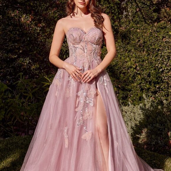 Formal Dress. quinceanera gala party military ball gown pink or blue - Picture 1 of 7